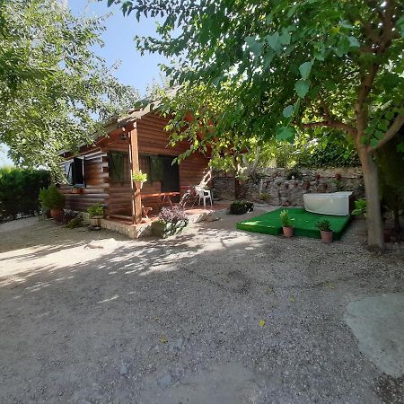 Cabana De Madera La Encina Burunchel Bagian luar foto
